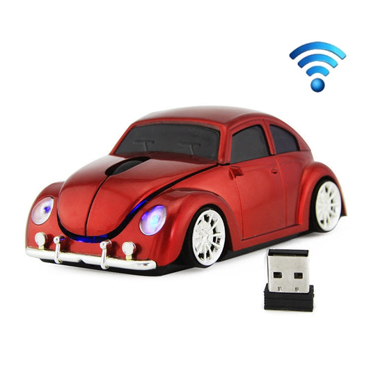 CM0010B 1200 DPI 3-keys Car Shape Wireless Mouse(Red) - Wireless Mice by PMC Jewellery | Online Shopping South Africa | PMC Jewellery