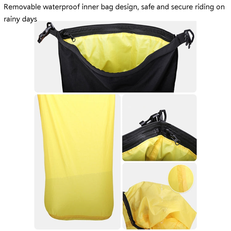 Rhinowalk Multi-Function Motorcycle Rear Seat Bag Combination Rear Shelf Pannier, Colour: Yellow 30L - free shipping - PMC TechLife - Order now!