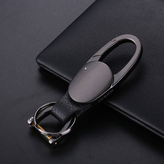 JOBON ZB-167A Horseshoe Car Keychain Men Metal Waist Hanging Keychain(Black) - Key Rings by JOBON | Online Shopping South Africa | PMC Jewellery | Buy Now Pay Later Mobicred