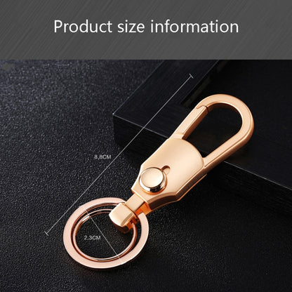 JOBON ZB-098 Car Keychain Men Waist Holding Key Pendant Ring(Black Nickel) - Key Rings by JOBON | Online Shopping South Africa | PMC Jewellery | Buy Now Pay Later Mobicred