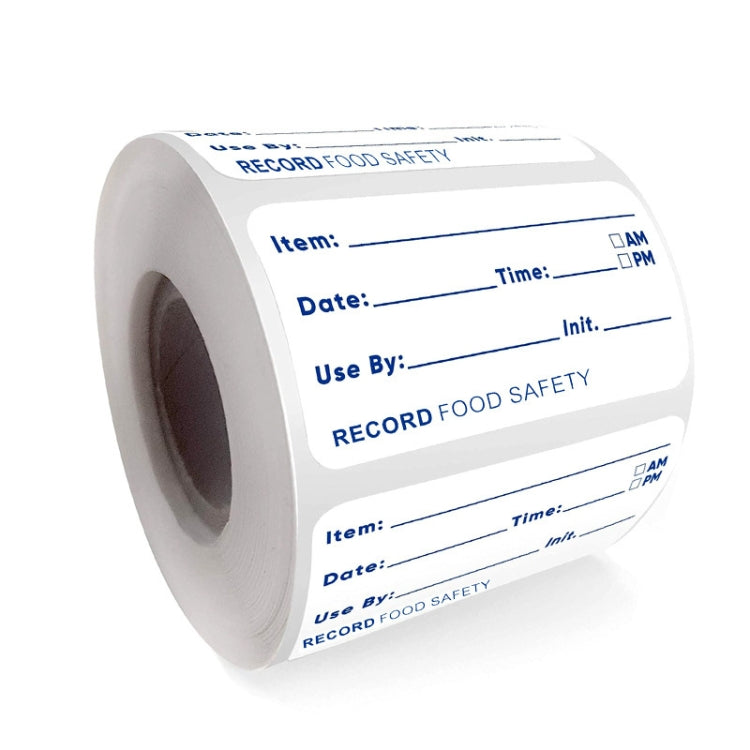 Food Date Sticker Label, Size: 7.5 x 2.5cm - Printer Paper & Stickers by PMC TechLife | Online Shopping South Africa | PMC TechLife