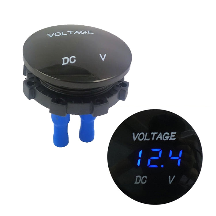 DC12-24V Automotive Battery DC Digital Display Voltage Meter Modified Measuring Instrument(Blue Light) - Clocks & Car Meters by PMC Jewellery | Online Shopping South Africa | PMC Jewellery | Buy Now Pay Later Mobicred