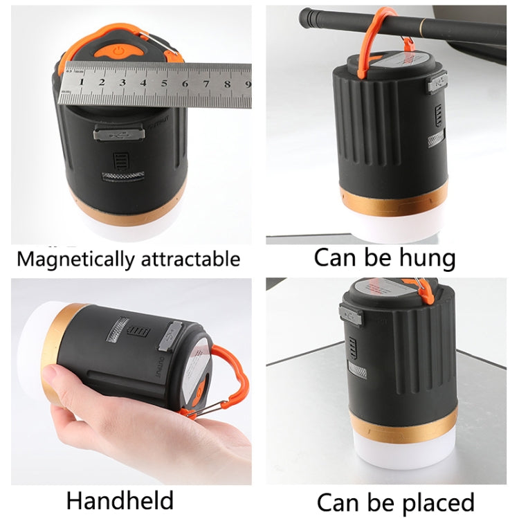 YD-29 Remote Control Camping Light Outdoor Lighting Portable USB Tent Light LED Lantern Lamp(Black) - Camping Lighting by PMc TechLife | Online Shopping South Africa | PMc TechLife | Buy Now Pay Later Mobicred