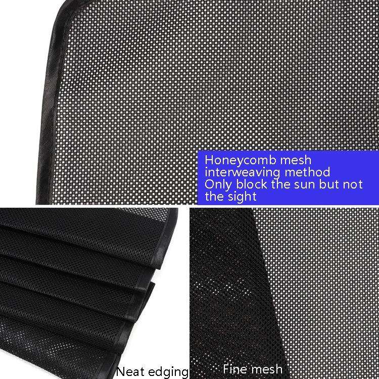 4 PCS Net Yarn Magnetic Suction Type Car Sunshade Curtain, Size: Thick Front Row Arc - free shipping - PMC TechLife - Order now!