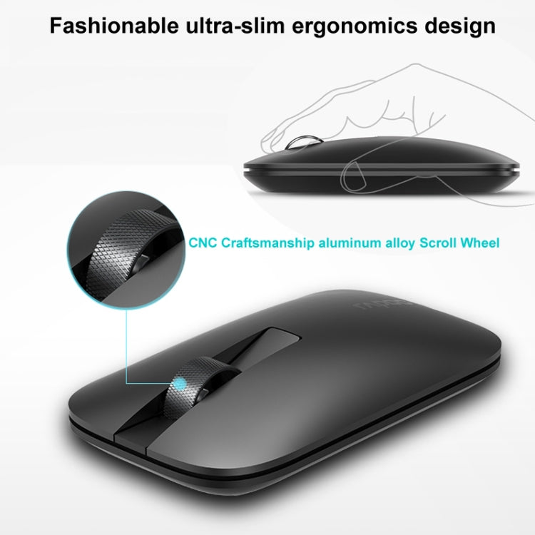 Rapoo M550 1300DPI 3 Keys Home Office Wireless Bluetooth Silent Mouse, Colour: Ordinary Version Black - Wireless Mice by Rapoo | Online Shopping South Africa | PMC Jewellery | Buy Now Pay Later Mobicred