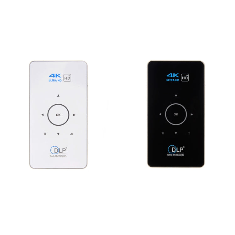 C6 1G+8G Android System Intelligent DLP HD Mini Projector Portable Home Mobile Phone Projector， US Plug (White) - free shipping - PMC Jewellery - Order now!