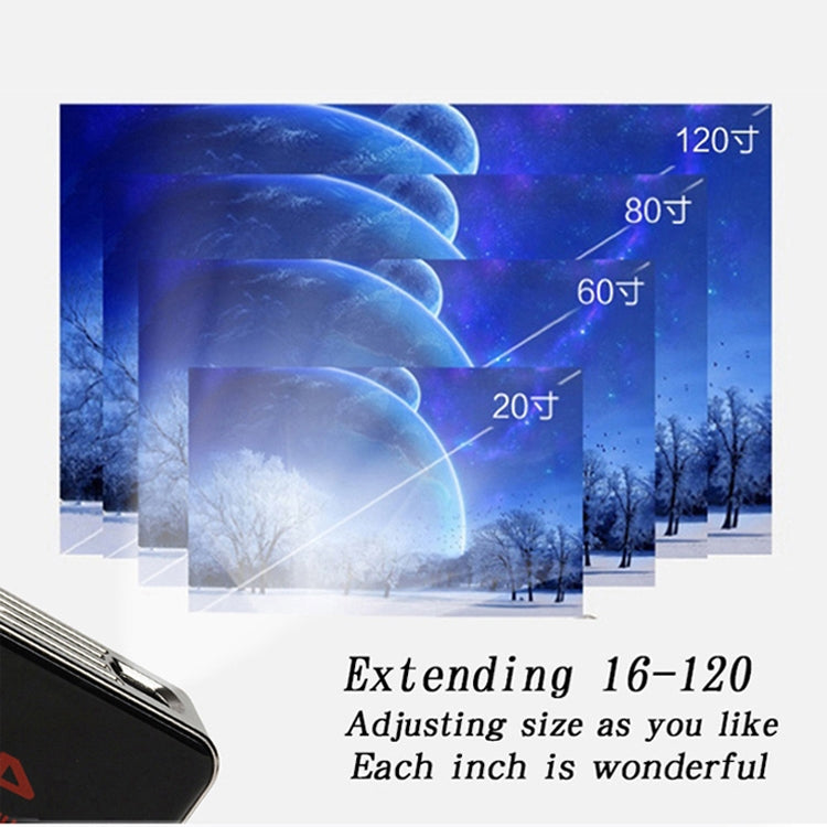 C6 2GB+32GB Android Smart DLP HD Projector Mini Wireless Projector, UK Plug (Black) - free shipping - PMC Jewellery - Order now!