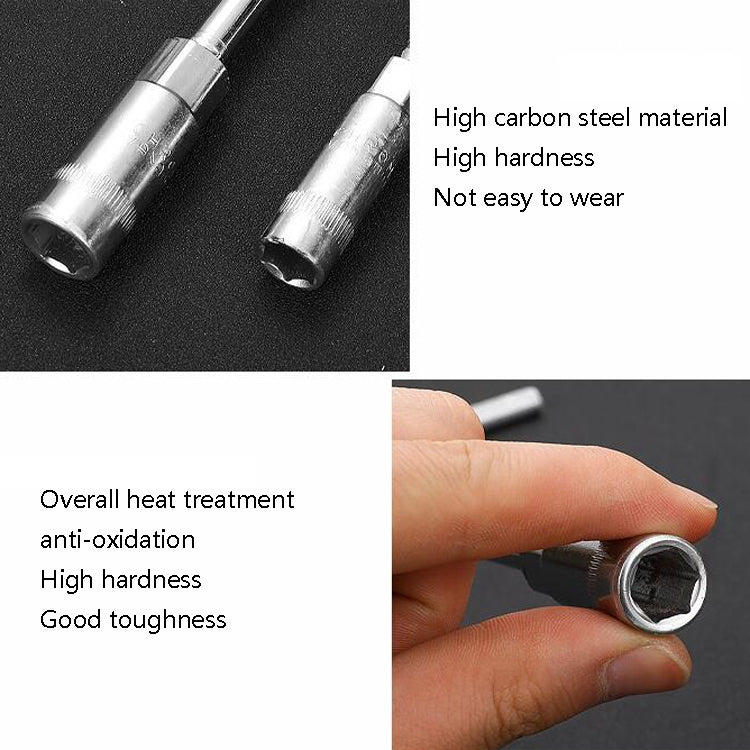 T-Wrench Car Assembly Repair Sleeve Wrench Hexagon Lengthening Socket, Specification: 7mm - Hand Tool Sets by PMC Jewellery | Online Shopping South Africa | PMC Jewellery | Buy Now Pay Later Mobicred