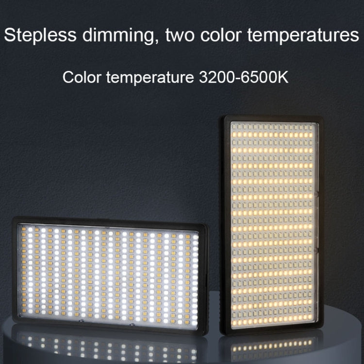 1008 LEDs Stepless Adjustment Live Fill Light Reversible Photography Soft Light, EU Plug(14 inch) -  by PMC TechLife | Online Shopping South Africa | PMC TechLife | Buy Now Pay Later Mobicred