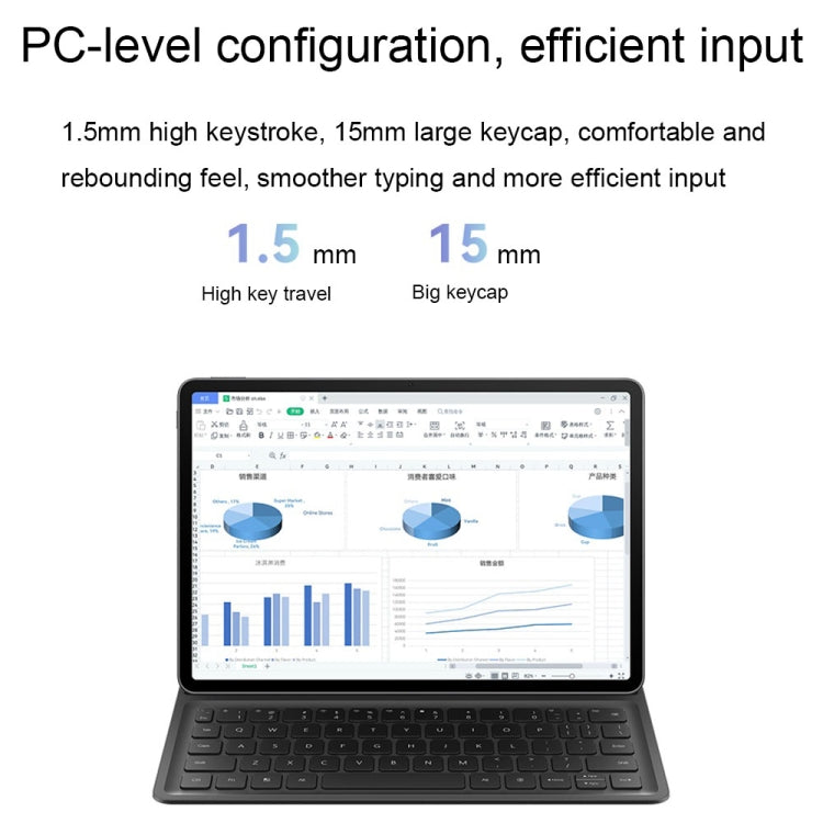 Original Smart Magnetic Keyboard For Huawei MatePad Air 11.5 Inch(Elephant Gray) - Huawei Keyboard by Huawei | Online Shopping South Africa | PMC Jewellery