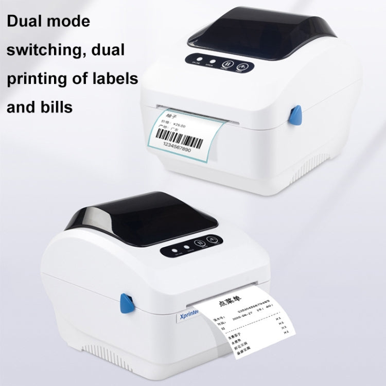 Xprinter XP-320B 80mm Thermal Barcode Supermarket Cashier Label Printer, Spec: USB+Bluetooth(US Plug) - Printer by Xprinter | Online Shopping South Africa | PMC Jewellery | Buy Now Pay Later Mobicred