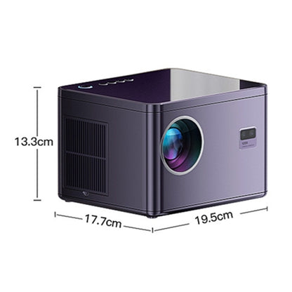 K1 1080P HD Motorized Focus Projector Home 5G Dual-Band WiFi Wireless Projector(UK Plug) - Mini Projector by PMC Jewellery | Online Shopping South Africa | PMC Jewellery | Buy Now Pay Later Mobicred