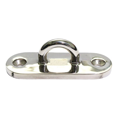 316 Stainless Steel Oval Boat Plate Seat Hand Rowing Boat Fixed Seat Accessories, Specification: 100mm - Marine Accessories & Parts by PMC Jewellery | Online Shopping South Africa | PMC Jewellery | Buy Now Pay Later Mobicred