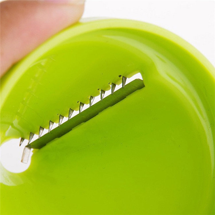 Kitchen Funnel Model Spiral Slicer Vegetable Shred Carrot Cutter(Green) - Cutter & Peeler by PMC TechLife | Online Shopping South Africa | PMC TechLife | Buy Now Pay Later Mobicred