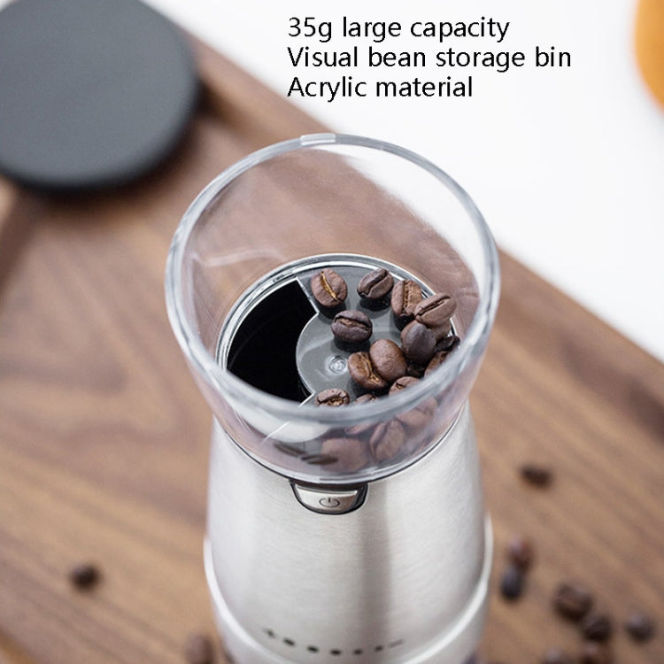 USB Rechargeable Coffee Machine Electric Coffee Grinder(Stainless Steel Color) - free shipping - PMC TechLife - Order now!