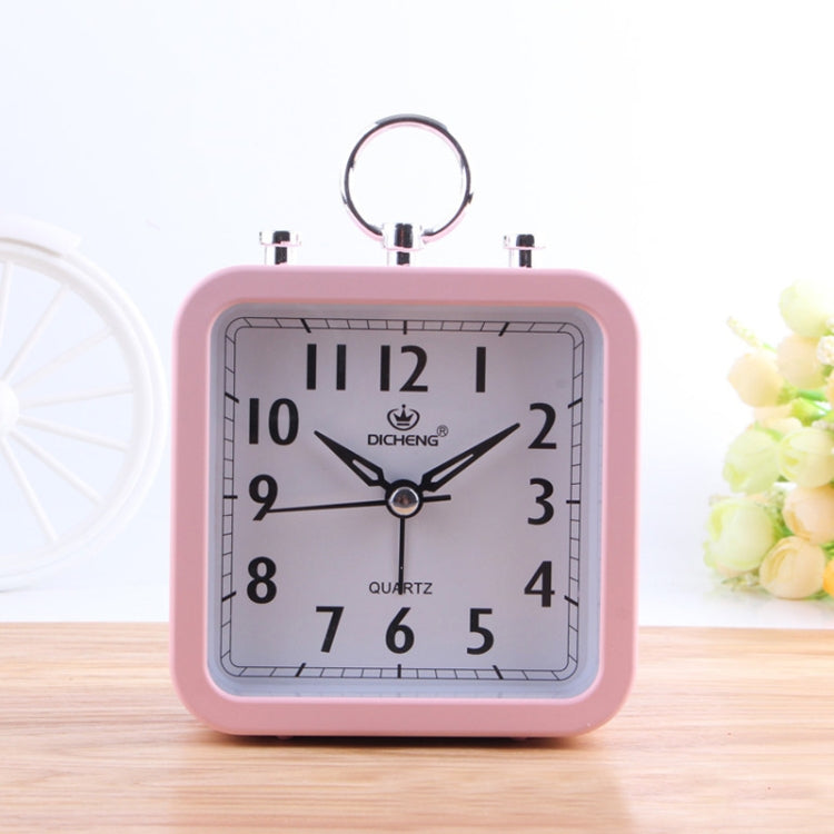 Candy Color Office Home Student Square Alarm Clock(Pink) - Alarm Clocks by PMc TechLife | Online Shopping South Africa | PMc TechLife | Buy Now Pay Later Mobicred