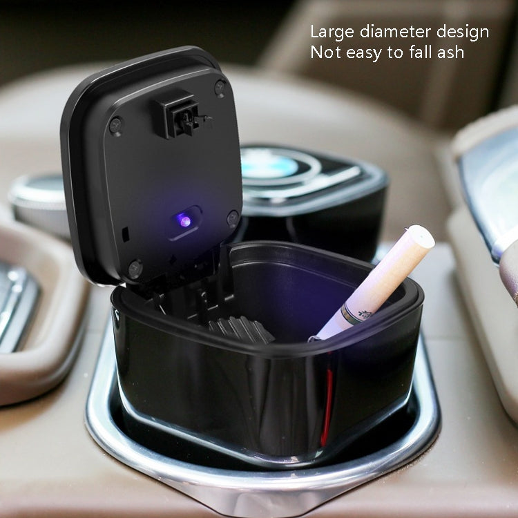 Automotive Supplies Car Loaded Ashtray(Bright Black) - Ashtrays by PMC TechLife | Online Shopping South Africa | PMC TechLife | Buy Now Pay Later Mobicred