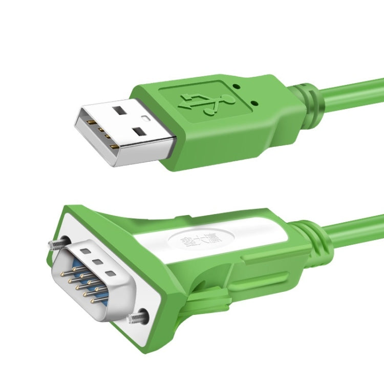 D.Y.TECH USB to RS232 Serial Cable(Green White 1.8M) - RS485 / RS232 Series by D.Y.TECH | Online Shopping South Africa | PMC Jewellery | Buy Now Pay Later Mobicred