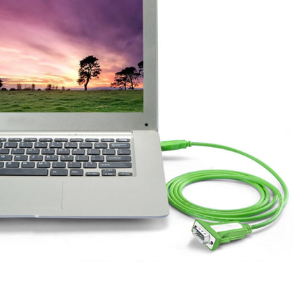 D.Y.TECH USB to RS232 Serial Cable(Green White 1.8M) - RS485 / RS232 Series by D.Y.TECH | Online Shopping South Africa | PMC Jewellery | Buy Now Pay Later Mobicred