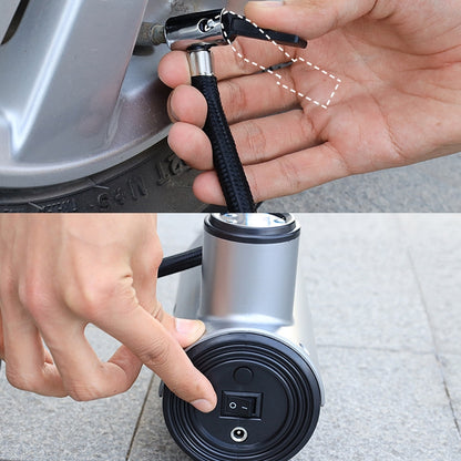 Car Inflatable Pump Portable Small Automotive Tire Refiner Pump, Style: Wireless Digital Display With Lamp - Inflatable Pump by PMC Jewellery | Online Shopping South Africa | PMC Jewellery