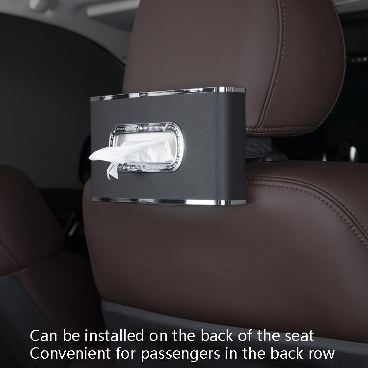 Car Clock Tissue Box Multi-Function Vehicle Instrument Table Paper Towel Box, Style: Clock+Parking Card (Green) - Tissue Boxes by PMC TechLife | Online Shopping South Africa | PMC TechLife | Buy Now Pay Later Mobicred