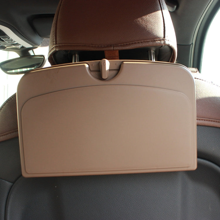 Car Seat Back Sundries And Beverage Storage Tray(Brown) - Car Drink Holders by PMc TechLife | Online Shopping South Africa | PMc TechLife | Buy Now Pay Later Mobicred