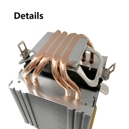 COOL STORM CT-4U-9cm Heat Pipe Dual-Tower CPU Radiator Copper Pipe 9 Cm Fan For Intel/AMD Platform Specification： Aurora Single Fan 3 Line - Fan Cooling by COOL STORM | Online Shopping South Africa | PMC Jewellery | Buy Now Pay Later Mobicred