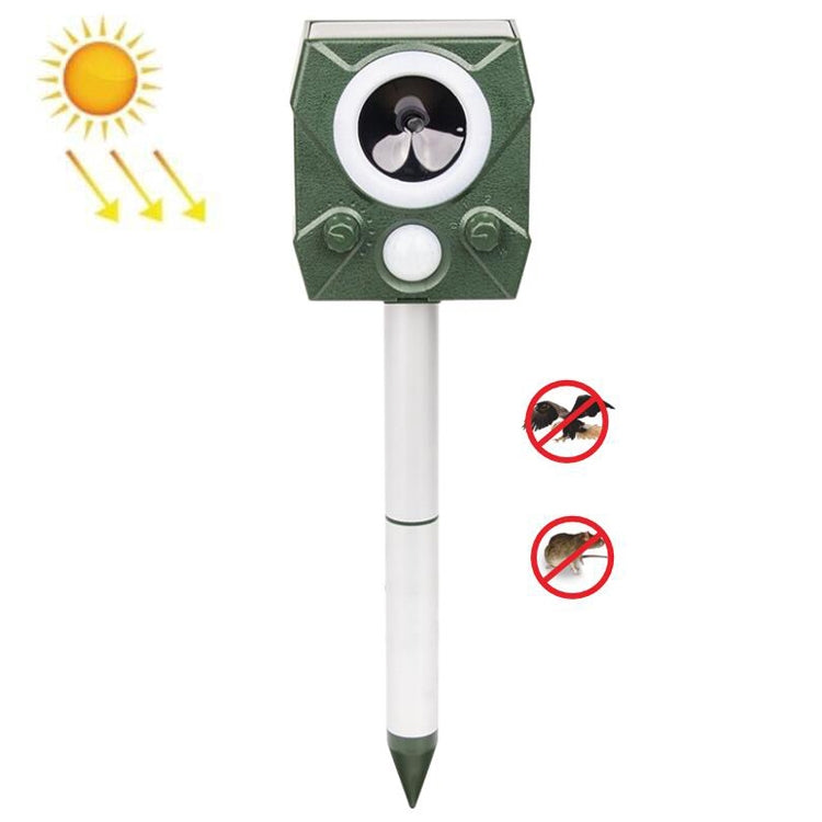 Electronic Rodent Repeller Ultrasonic Outdoor Animal Repeller(Green) - free shipping - PMC TechLife - Order now!