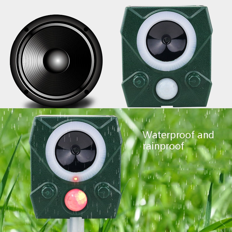 Electronic Rodent Repeller Ultrasonic Outdoor Animal Repeller(Green) - free shipping - PMC TechLife - Order now!