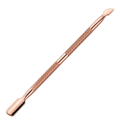 3 PCS Stainless Steel Rose Gold Double-Headed Steel Push Dead Skin Scissors Nail Set,Style: 04 Small Head - Nail Art Equipment by PMC Jewellery | Online Shopping South Africa | PMC Jewellery | Buy Now Pay Later Mobicred