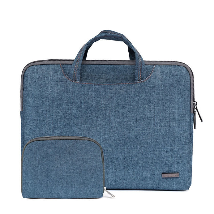 LiSEN LS-116 Simple Laptop Bag Business Laptop Liner Bag, Size: 11.6 inch(Snowflake Nylon Dark Blue) - Other by LiSEN | Online Shopping South Africa | PMC Jewellery | Buy Now Pay Later Mobicred