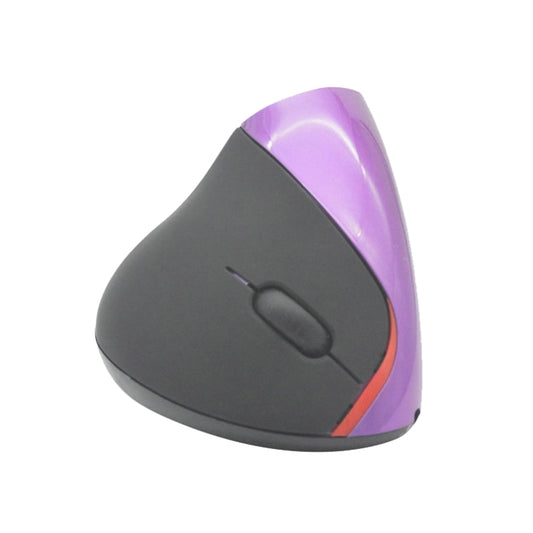 HH-111 5 Keys Wireless Vertical Charging Mouse Ergonomics Wrist Protective Mouse(Purple) - Wireless Mice by PMC Jewellery | Online Shopping South Africa | PMC Jewellery | Buy Now Pay Later Mobicred