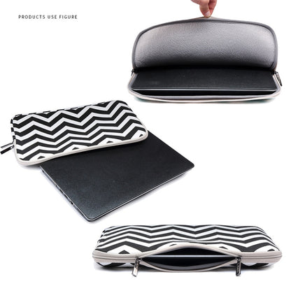 LiSEN LS-525 Wavy Pattern Notebook Liner Bag, Size: 11.6 inches(Black) - Other by LiSEN | Online Shopping South Africa | PMC Jewellery | Buy Now Pay Later Mobicred