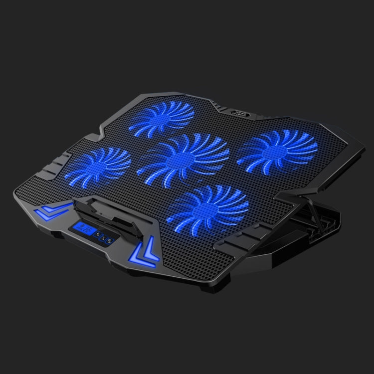 ICE COOREL K5 Laptop Radiator Computer Cooling Bracket, Colour: Touch Version (Black Blue) - free shipping - PMC Jewellery - Order now!