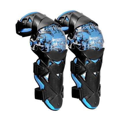 GHOST RACING GR-HX05 Motorcycle Riding Protective Gear Keep Warm Anti-Wind Anti-Fall Locomotive Knee Pad(Blue) - Protective Gear by GHOST RACING | Online Shopping South Africa | PMC Jewellery | Buy Now Pay Later Mobicred