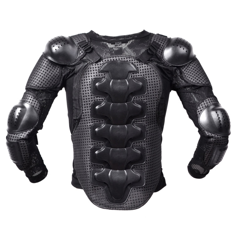 GHOST RACING F060 Motorcycle Armor Suit Riding Protective Gear Chest Protector Elbow Pad Fall Protection Suit, Size: M(Black) - Protective Gear by GHOST RACING | Online Shopping South Africa | PMC Jewellery | Buy Now Pay Later Mobicred