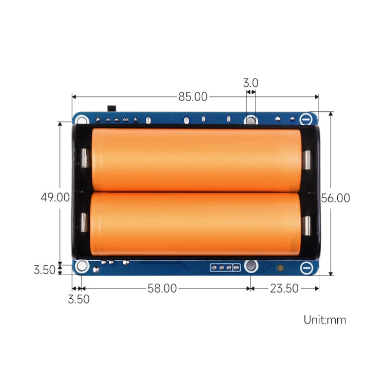 Waveshare 25567 For Raspberry Pi UPS HAT (D), Pogo Pins Connector , Without Battery - Raspberry Pi Accessories by Waveshare | Online Shopping South Africa | PMC TechLife | Buy Now Pay Later Mobicred