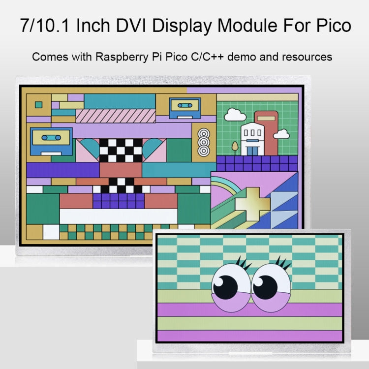 10.1 Inch Waveshare For Raspberry Pi Pico 1024��600 Pixel IPS Panel DVI Display Module - LCD & LED Display Module by Waveshare | Online Shopping South Africa | PMC TechLife | Buy Now Pay Later Mobicred