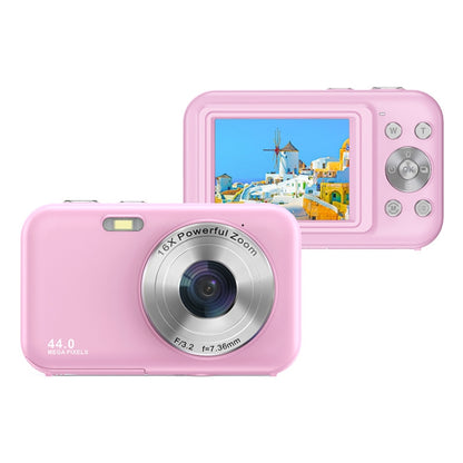 DC406L 2.4-Inch 1080P Mini HD 16X Zoom Digital Camera Home Children Camera US Plug(Pink) - Children Cameras by PMC Jewellery | Online Shopping South Africa | PMC Jewellery | Buy Now Pay Later Mobicred