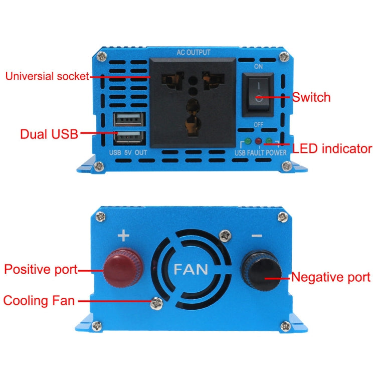 LVYUAN  2000W Car Home Pure Sine Wave Solar Inverter, Specification: 72V To 220V - Pure Sine Wave by PMC TechLife | Online Shopping South Africa | PMC TechLife | Buy Now Pay Later Mobicred