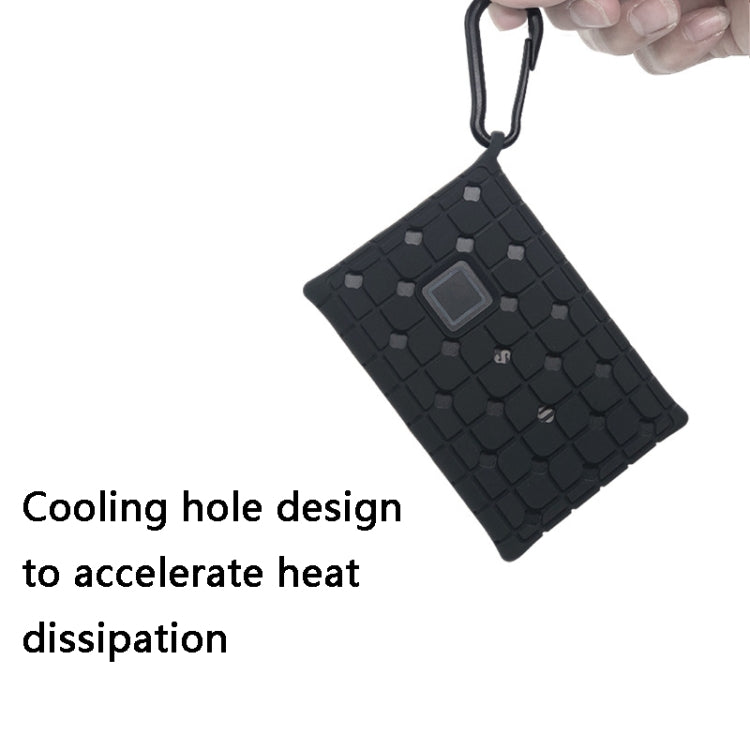 Mobile Solid State Drive Silicone Case For Samsung T7 Touch(Black) - Hard Drive Bags & Cases by PMC TechLife | Online Shopping South Africa | PMC TechLife