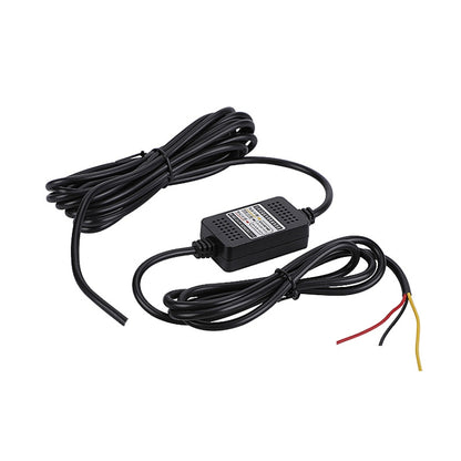 H516 Recording Step-down Line Shrinkage Video Car Charger Line Parking Monitoring Three-Core Power Cord, Model: Without Fuse(Mini Straight) - Cables & Connectors by PMC Jewellery | Online Shopping South Africa | PMC Jewellery | Buy Now Pay Later Mobicred