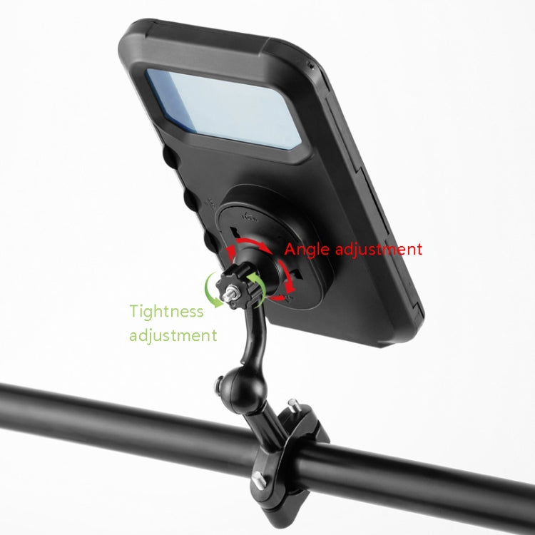 CYCLINGBOX BG-2937 Bicycle Mobile Phone Bracket Waterproof Bag Simulation Navigation Mobile Phone Frame(Black) - Holders by CYCLINGBOX | Online Shopping South Africa | PMC TechLife | Buy Now Pay Later Mobicred