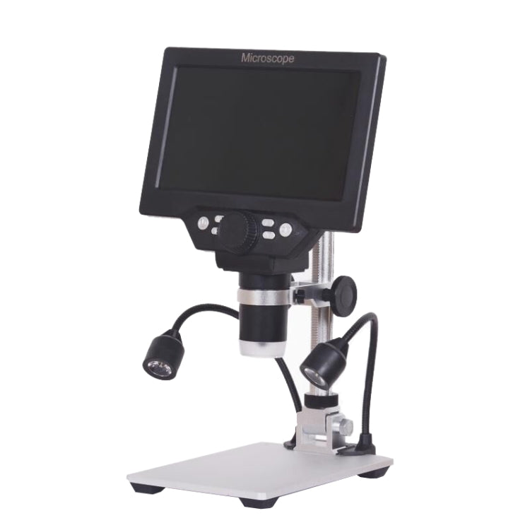 G1200D 7 Inch LCD Screen 1200X Portable Electronic Digital Desktop Stand Microscope(US Plug Without Battery) - Digital Microscope by PMC Jewellery | Online Shopping South Africa | PMC Jewellery | Buy Now Pay Later Mobicred