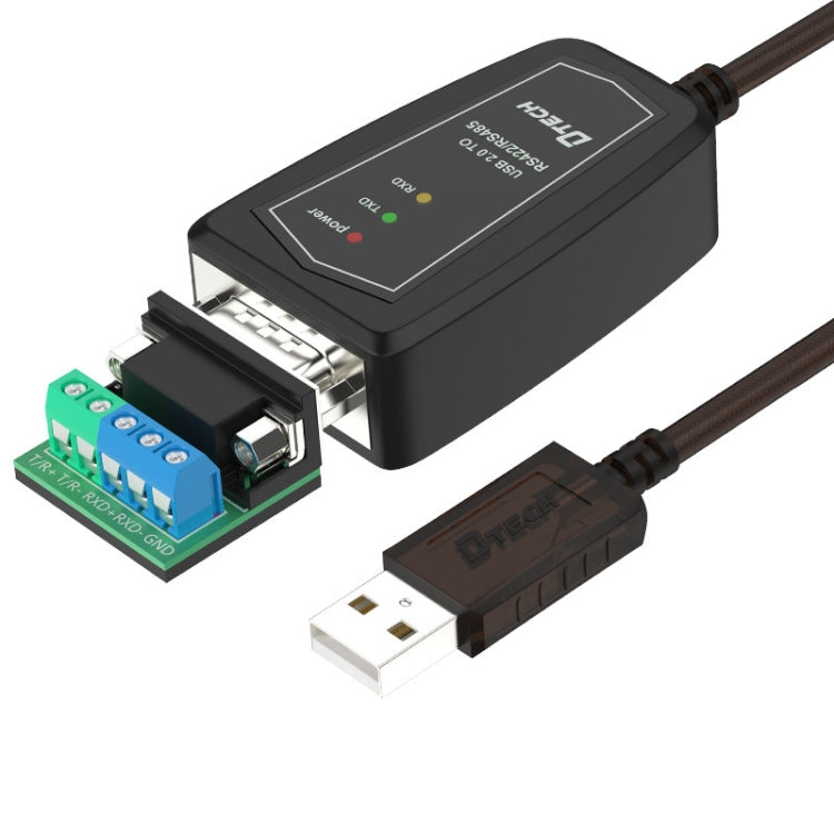 DTECH DT-5019 USB to RS485 / RS422 Conversion Cable, FT232 Chip, Length: 1.5m - RS485 / RS232 Series by DTECH | Online Shopping South Africa | PMC Jewellery | Buy Now Pay Later Mobicred