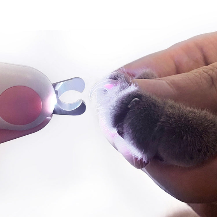 Pet Nail Clippers With LED Blood Line Light(Pink) - free shipping - PMc TechLife - Order now!
