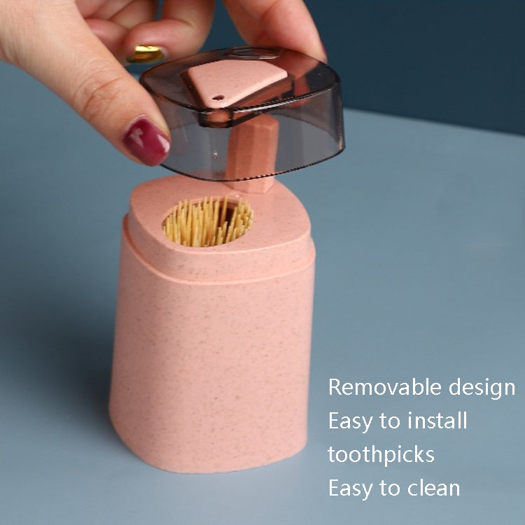 MS-263 Press Toothpick Box Kitchen Gadget(Nordic Gray) - Toothpick Boxes by PMC TechLife | Online Shopping South Africa | PMC TechLife | Buy Now Pay Later Mobicred