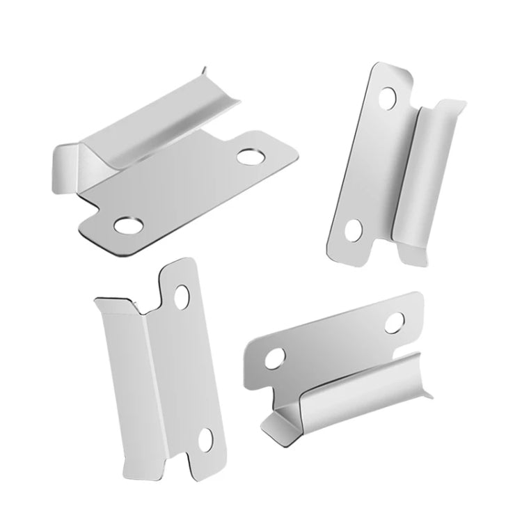 10 PCS 3D Printer Lattice Glass Stainless Steel Clamp - Parts by PMC TechLife | Online Shopping South Africa | PMC TechLife | Buy Now Pay Later Mobicred