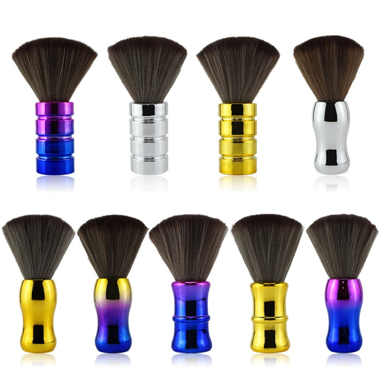 Electroplating Broken Hair Brush Haircut Neck Cleaning Brush(Two-section Gold) - free shipping - PMC TechLife - Order now!