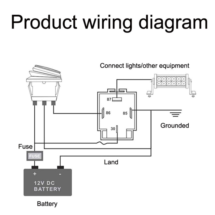 5 Sets JD2912 4 Pin Car Relay With Fuse, Rated voltage: 24V - Relays by PMC Jewellery | Online Shopping South Africa | PMC Jewellery | Buy Now Pay Later Mobicred